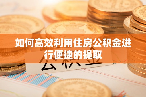 卓溪如何高效利用住房公积金进行便捷的提取