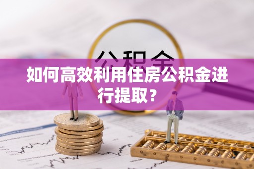 卓溪如何高效利用住房公积金进行提取？