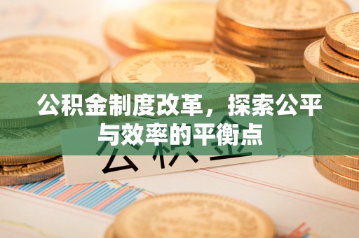 卓溪公积金制度改革，探索公平与效率的平衡点